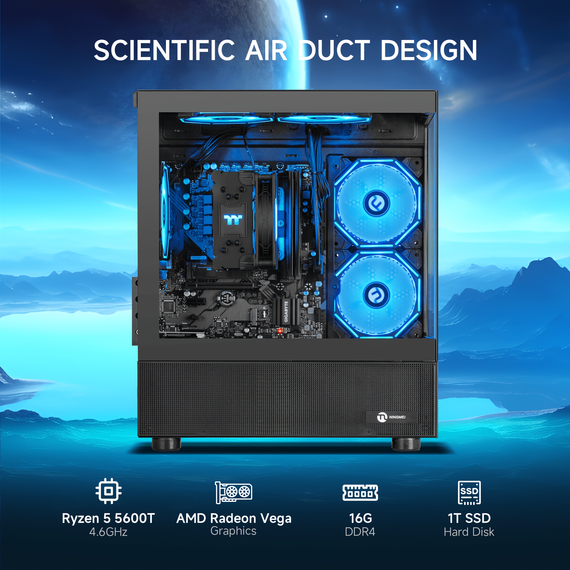 gaming pc amd r5 5600gt 7 1 tb ssd - Temu
