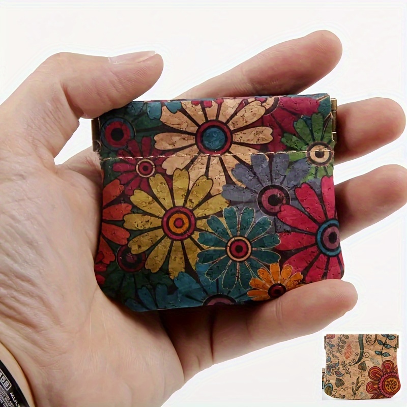 

Fashionable And Elegant Mini Coin Purse, Lightweight Clip Key Bag, Large Capacity Ladies Wallet