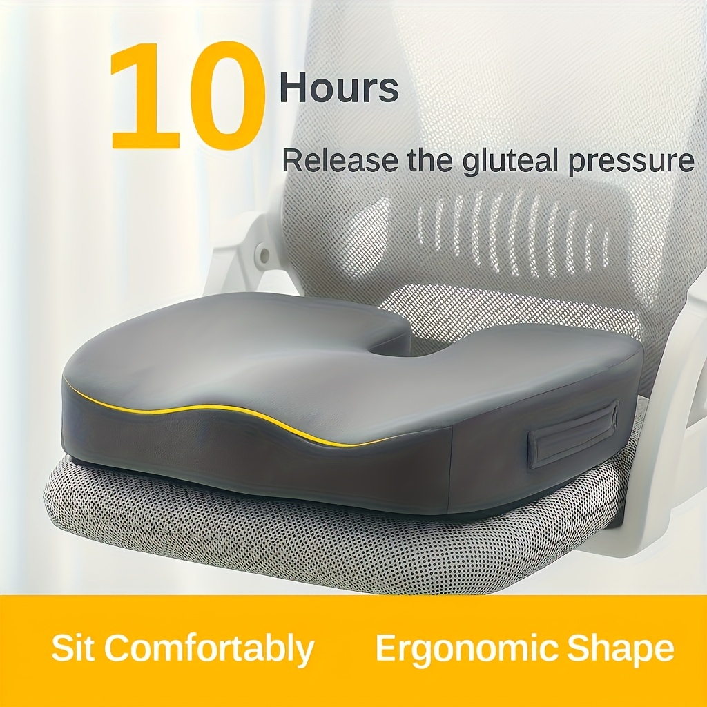 ergonomic memory foam seat cushion office home breathable Temu