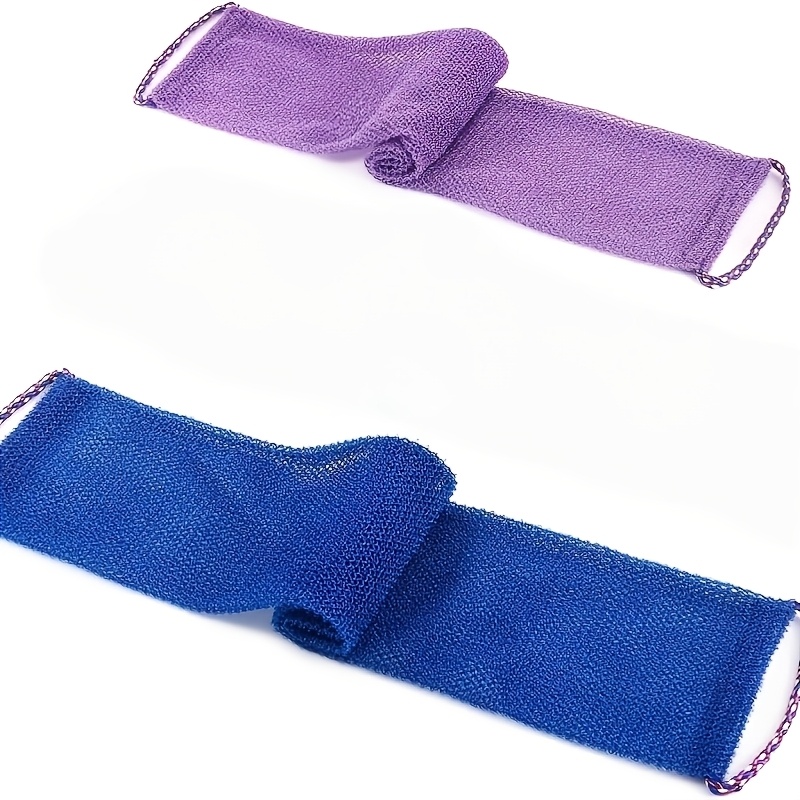 2pcs Exfoliating Body Scrubber Set with Hook