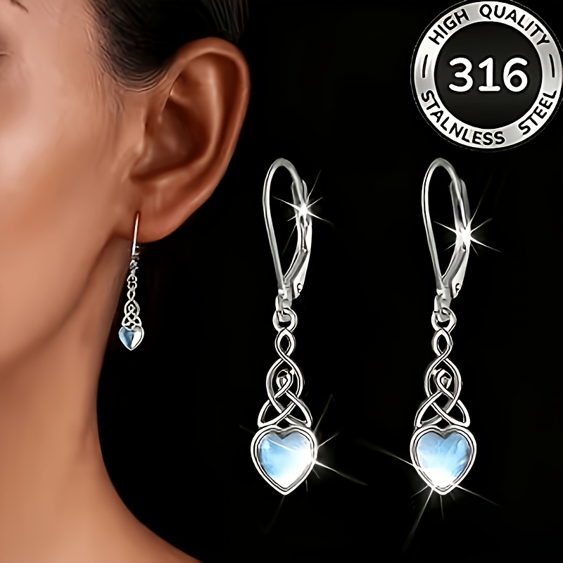 TEMU 2027 Spring/summer -shaped Pendant Earrings - Fashionable And Simple Women's Knot Earrings - Hypoallergenic - Suitable For Daily Commuting And