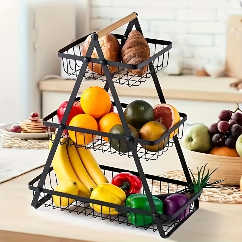 Buy ZOOMNIC Organiser 2 Tiers Detachable Fruit Basket Bowl with