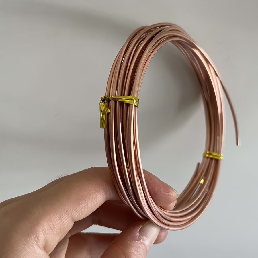 TEMU Copper 2.0mm Copper Copper Length 16.4 Feet/5m Copper Length 196.85 A Roll Of