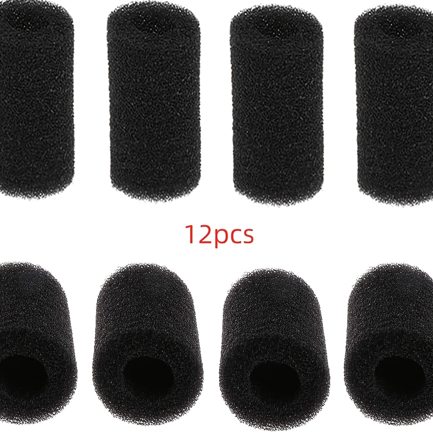 TEMU 6/12pcs Aquarium Filter Filter Sponges, High-density Material, Suitable For Aquariums, Aquariums, Pools, Designed For Various Fish