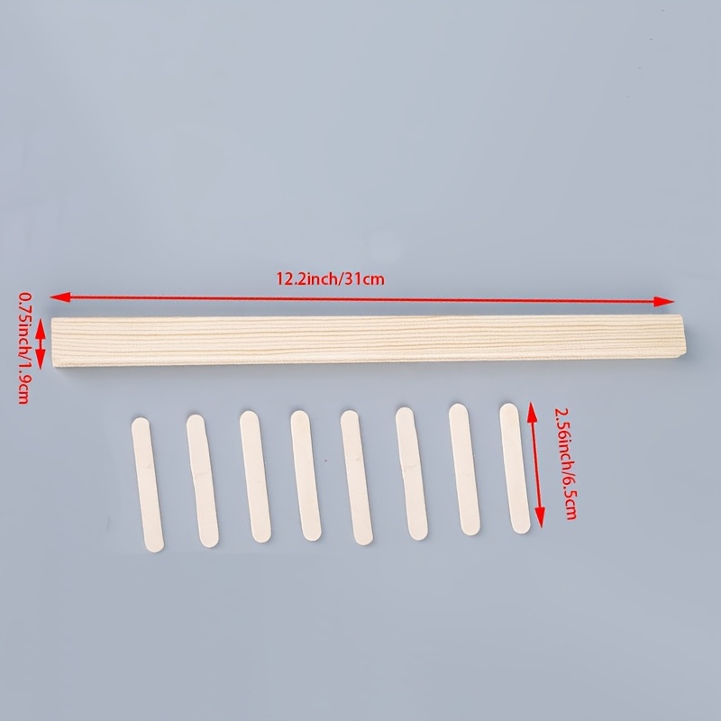 2 Sets Of Pine Poster Frame Hanging Kit, Suitable For Canvas Art-2pcs Scroll Frames With And Hanging Scrolls, Used For Wall Art Display - Multifunctional Decorative Additions