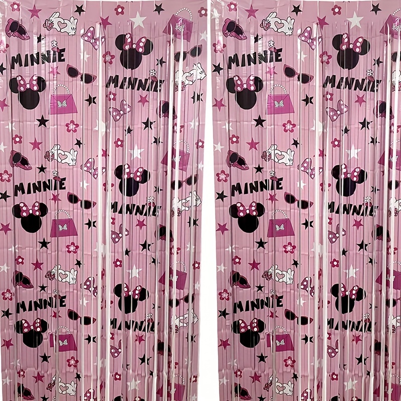 

Disney Mickey & Cartoon Banner Print Streamer Curtain For Birthday Party Decorations By Ume - Paper Material