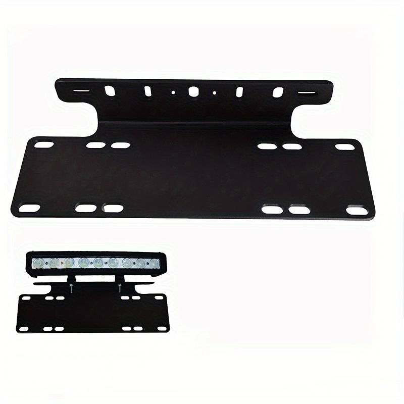 Black Folding License Plate Bracket Tag Taillight Holder For - Temu