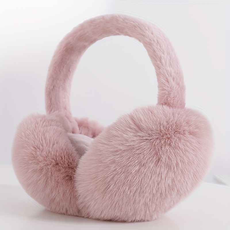 

Cozy Winter Earmuffs: Soft Faux Fur, Foldable Design, Suitable For Outdoor Activities - In Colors