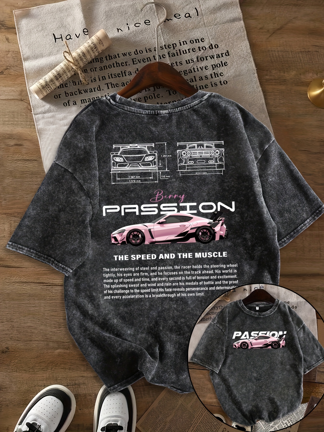 car shirts sold on Temu Canada