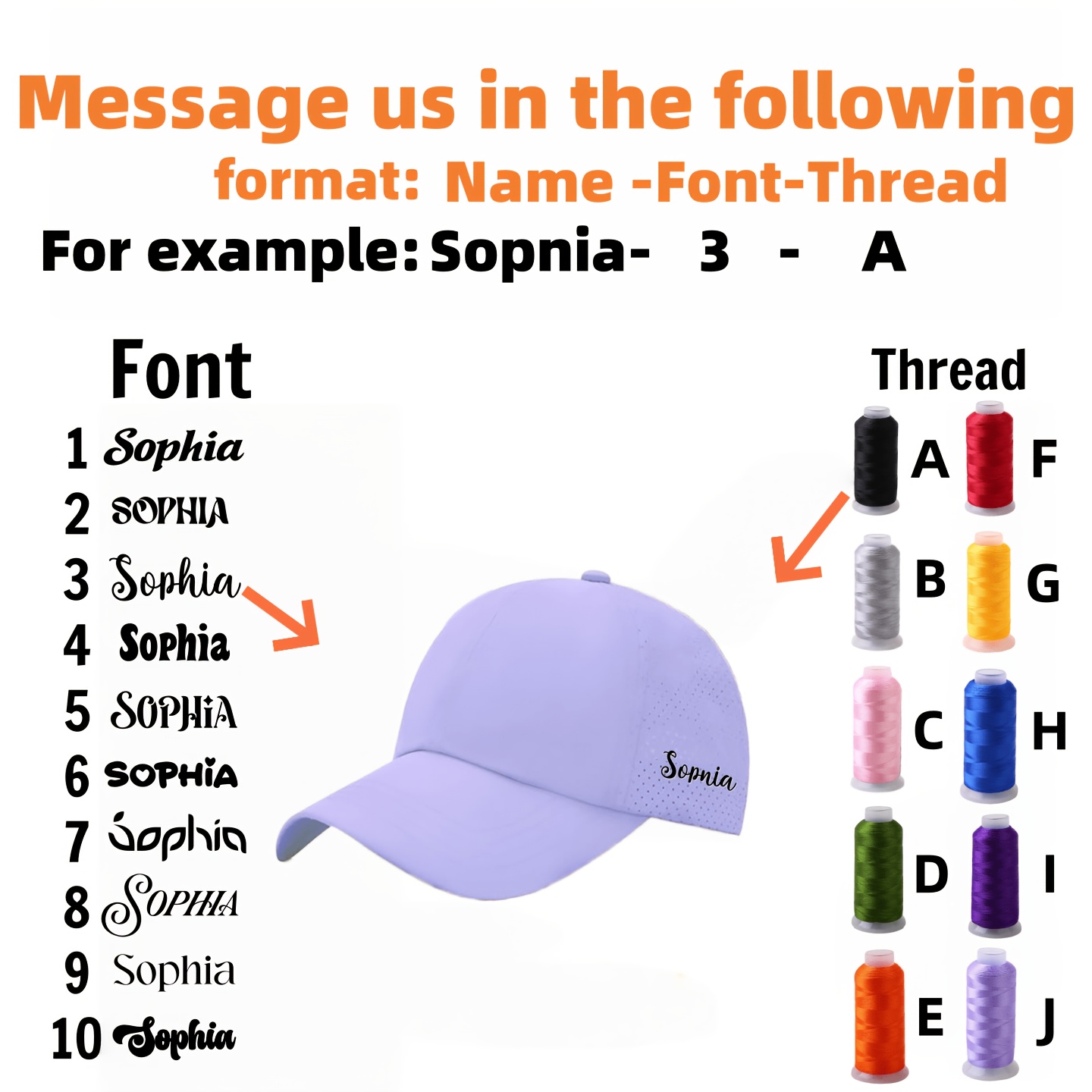 TEMU 1pc Women's Personalized Custom Embroidered Name/initials/look Baseball Cap - Adjustable Breathable Mesh Ponytail Hat With Tie-dye Suitable For