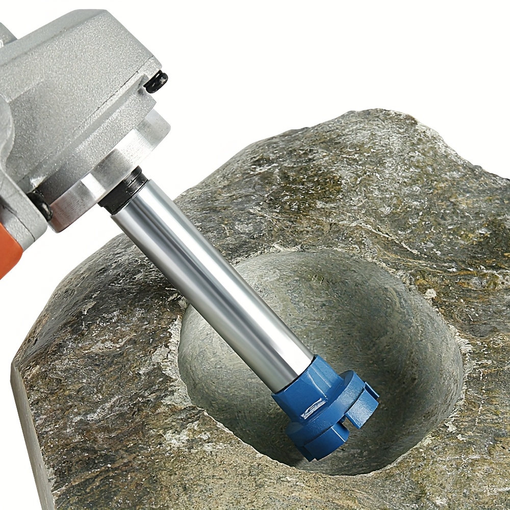 1 Inch Diamond Grinding Disc With Free 3.15 Inch Extension Rod - For Stone, Cement, Concrete, Pebble And Flower Pot Polishing - Handheld Grinding Block For And Craft Gifts