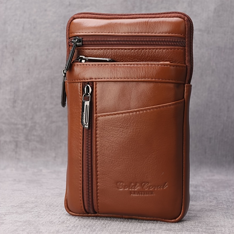 herren echtleder umhängetasche lässiger stil Temu Germany