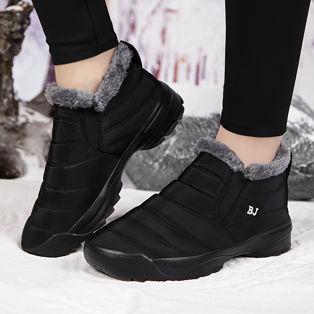 Men's Snow Sneakers and Winter Warm Shoes for Indoor/Outdoor