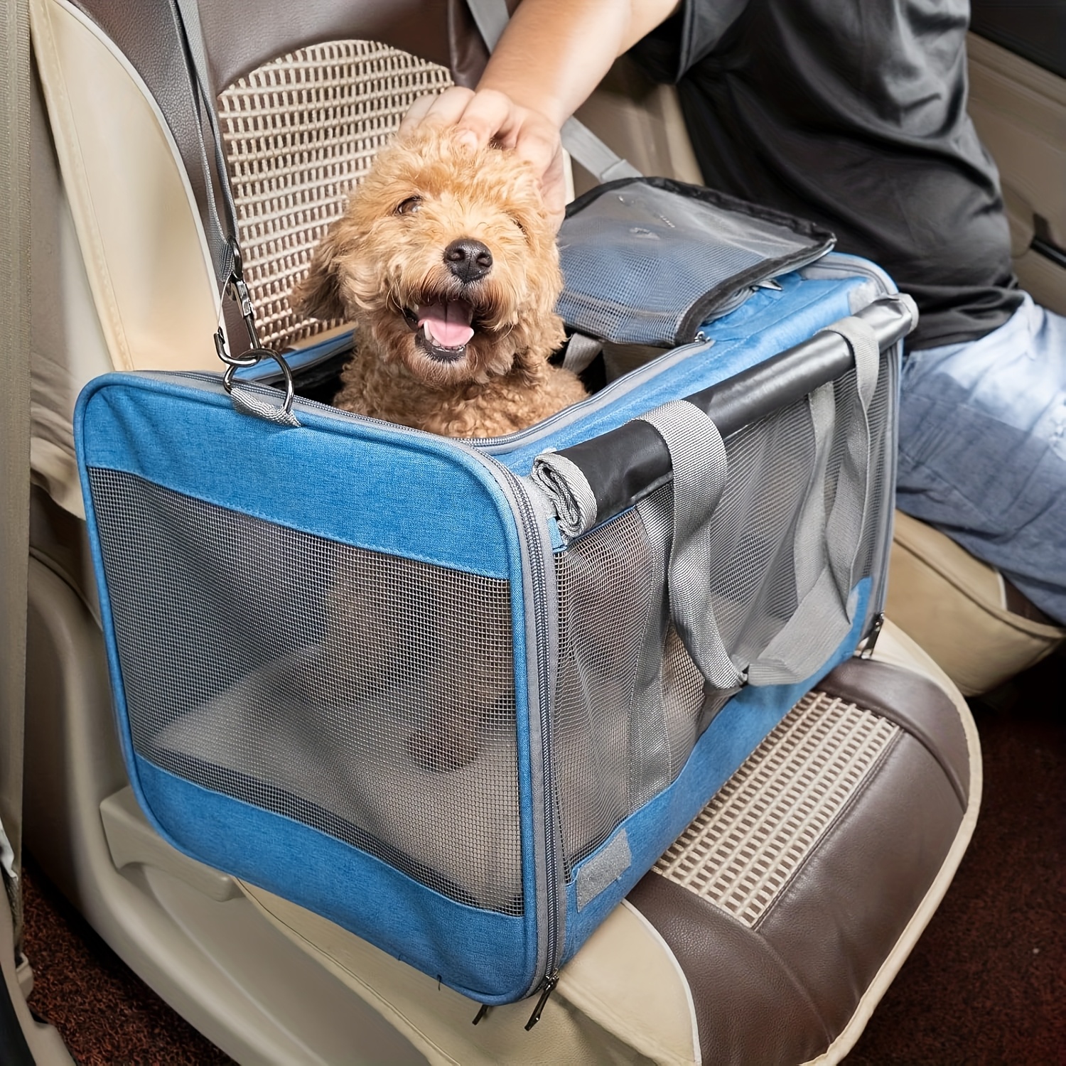 large cat carriers dog soft sided carriers airline approved travel   for large medium cats and small dogs comfortable durable pet privacy protection breathable portable travel carrier collapsible easy to carry multiple colors