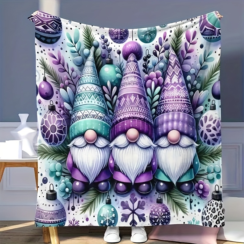 

Christmas Printed Blanket - , -, Suitable For Decoration, Sofa Nap, Bed, Camping | Universal Blanket