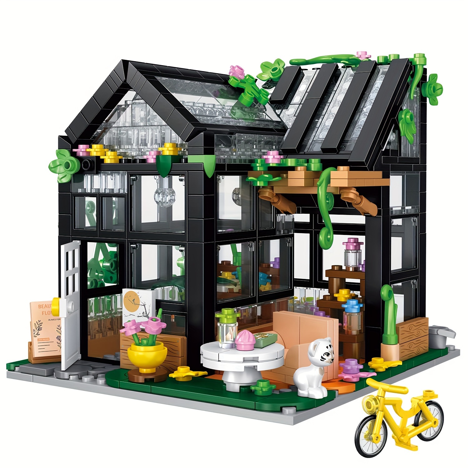 

Flower House Building Set, Flower Friends House, Create A Warm And Beautiful (567 Pcs)