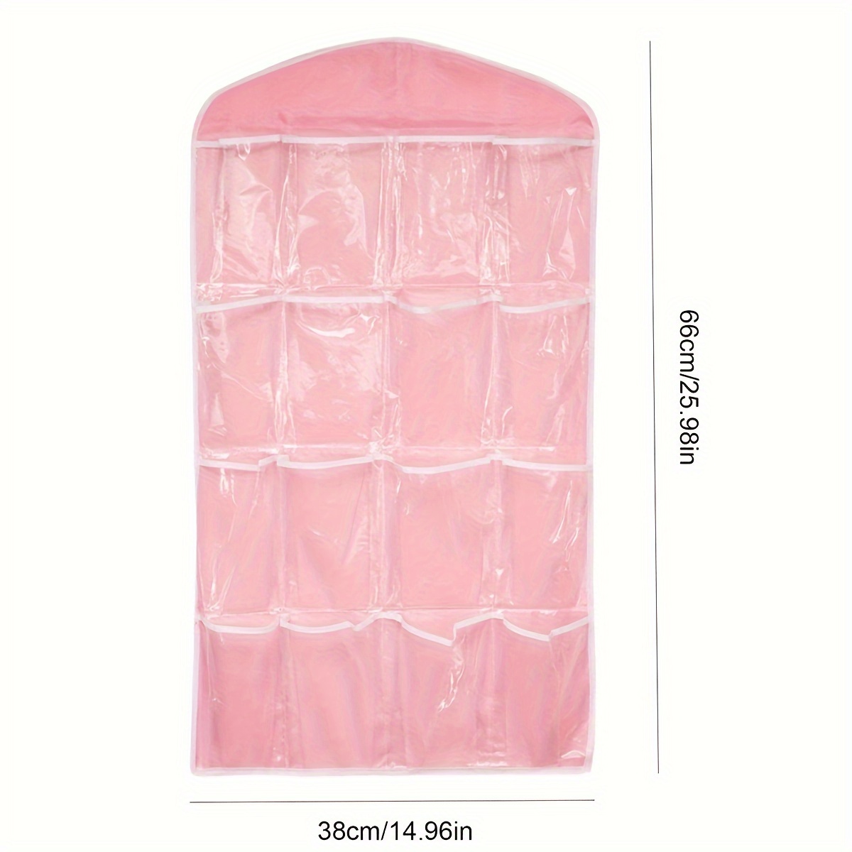 16-Pocket Hanging Organizer for Socks and Small Items - Perfect for Closet or Bedroom Storage