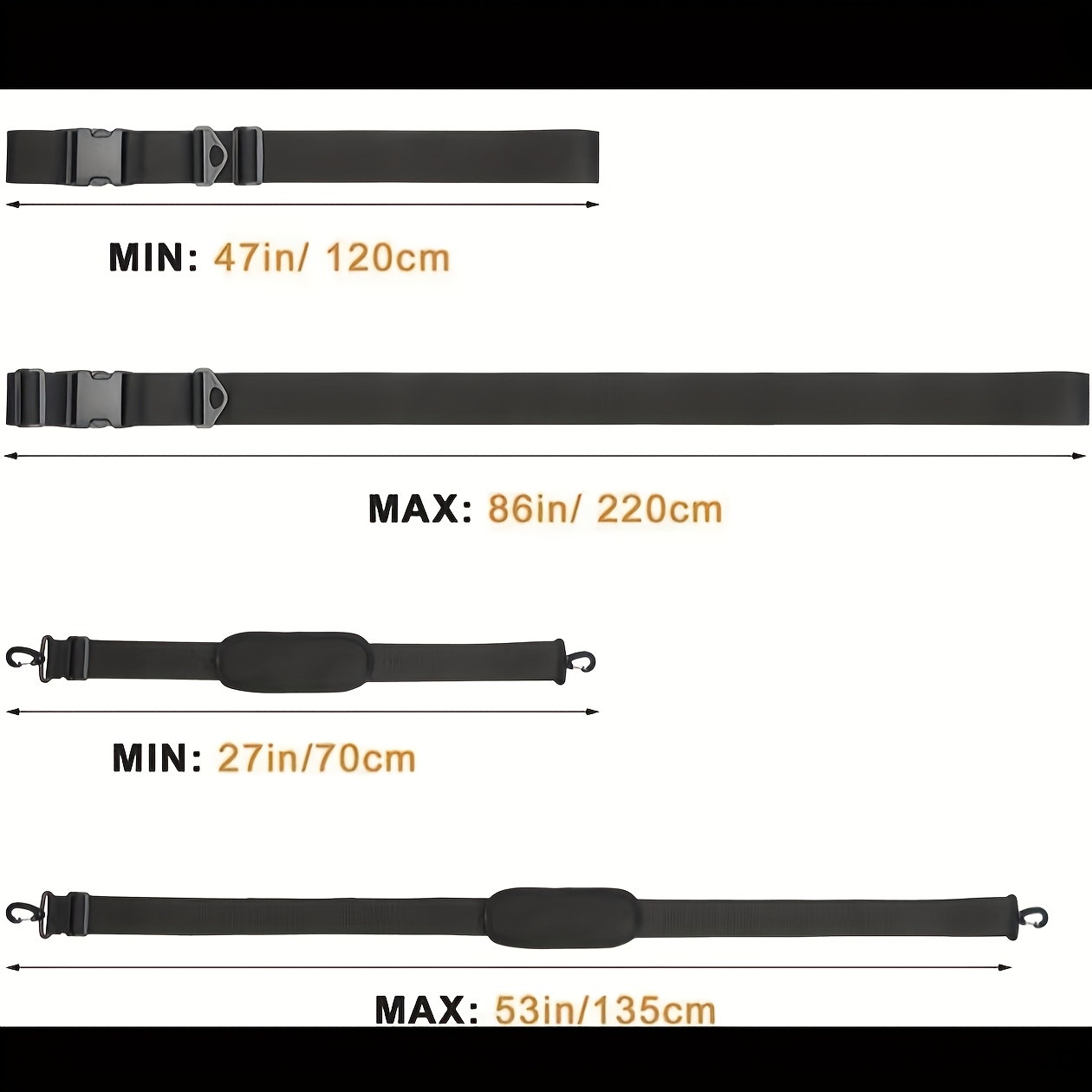 Image of Adjustable Sup Board Carrier With Anti-scratch Padded Shoulder Strap - Portable Carry System Suitable For Paddle Boards, Surfboards, - For Sup, Kayak, Surfboard Transport, Outdoor Accessory