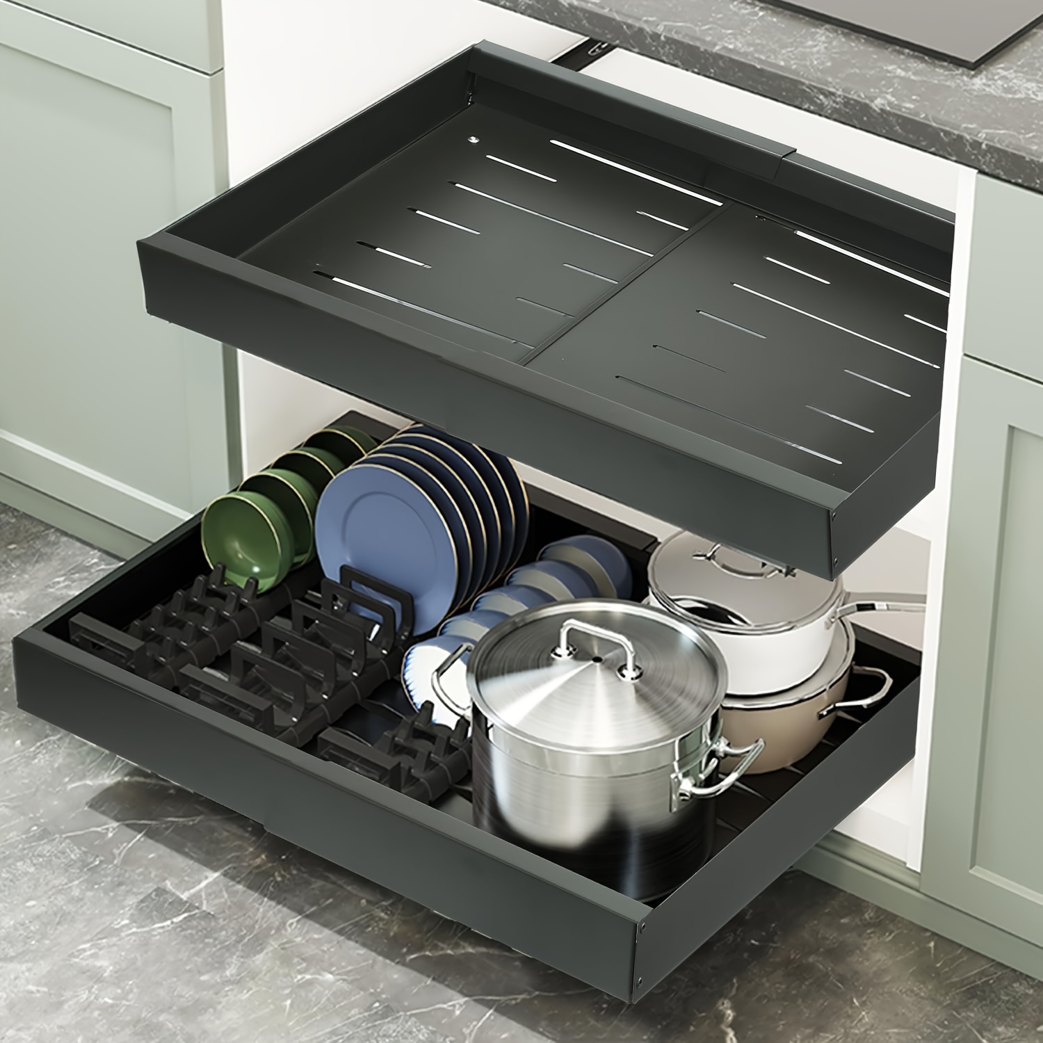 

-out Organizer -duty -out Drawers Secured -film For Potted Plants, For Cabinets, , Bathrooms ( )