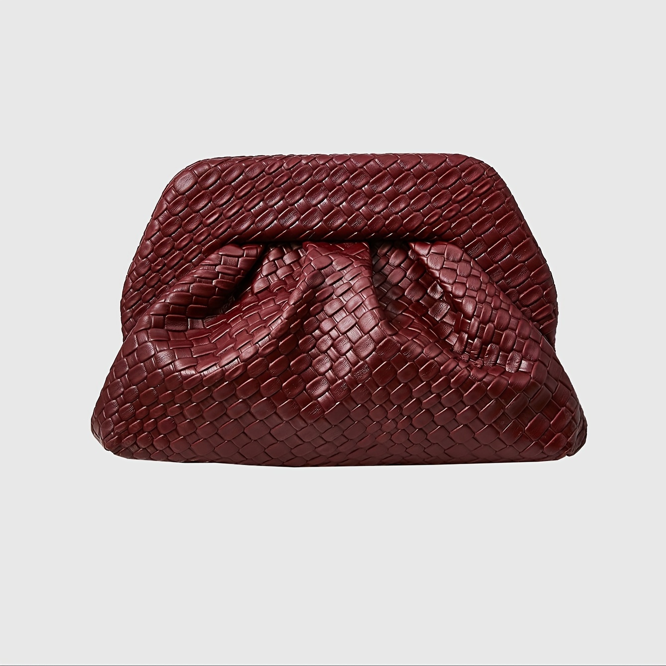 Vintage Burgundy Women's Clutch - Luxurious, Spacious & Versatile For Parties, & More