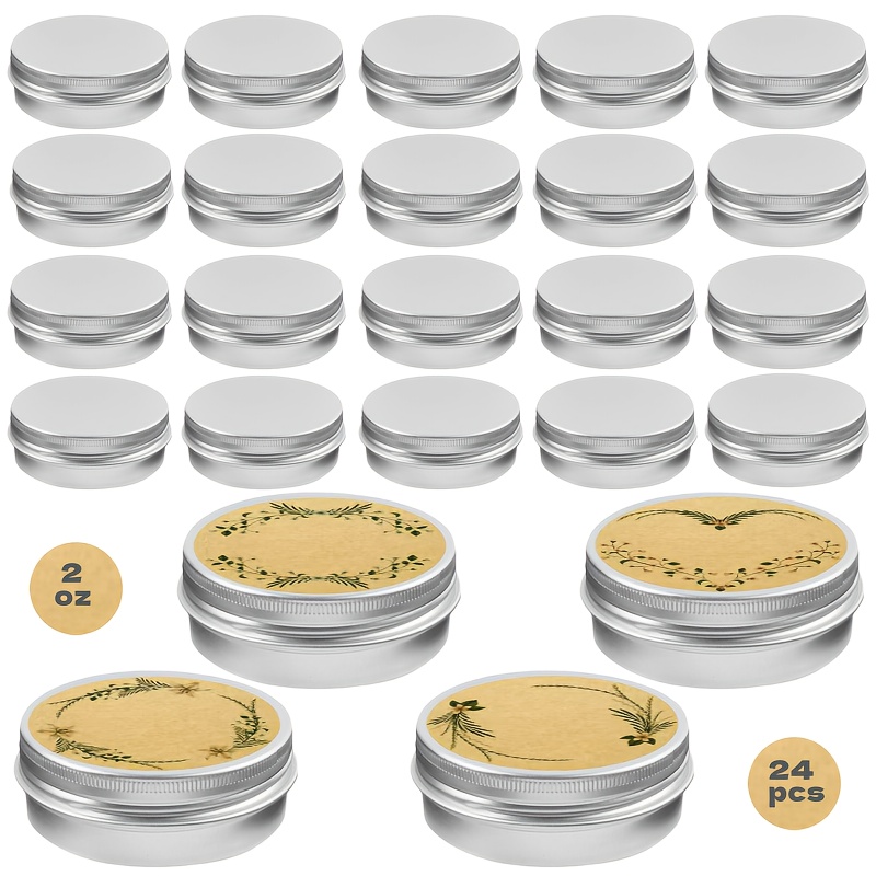 10 Stück Runde Aluminiumdosen 30 Ml Mit Schraubdeckel - Leere Metallbehälter Für Creme, Lippenbalsam, Gewürze