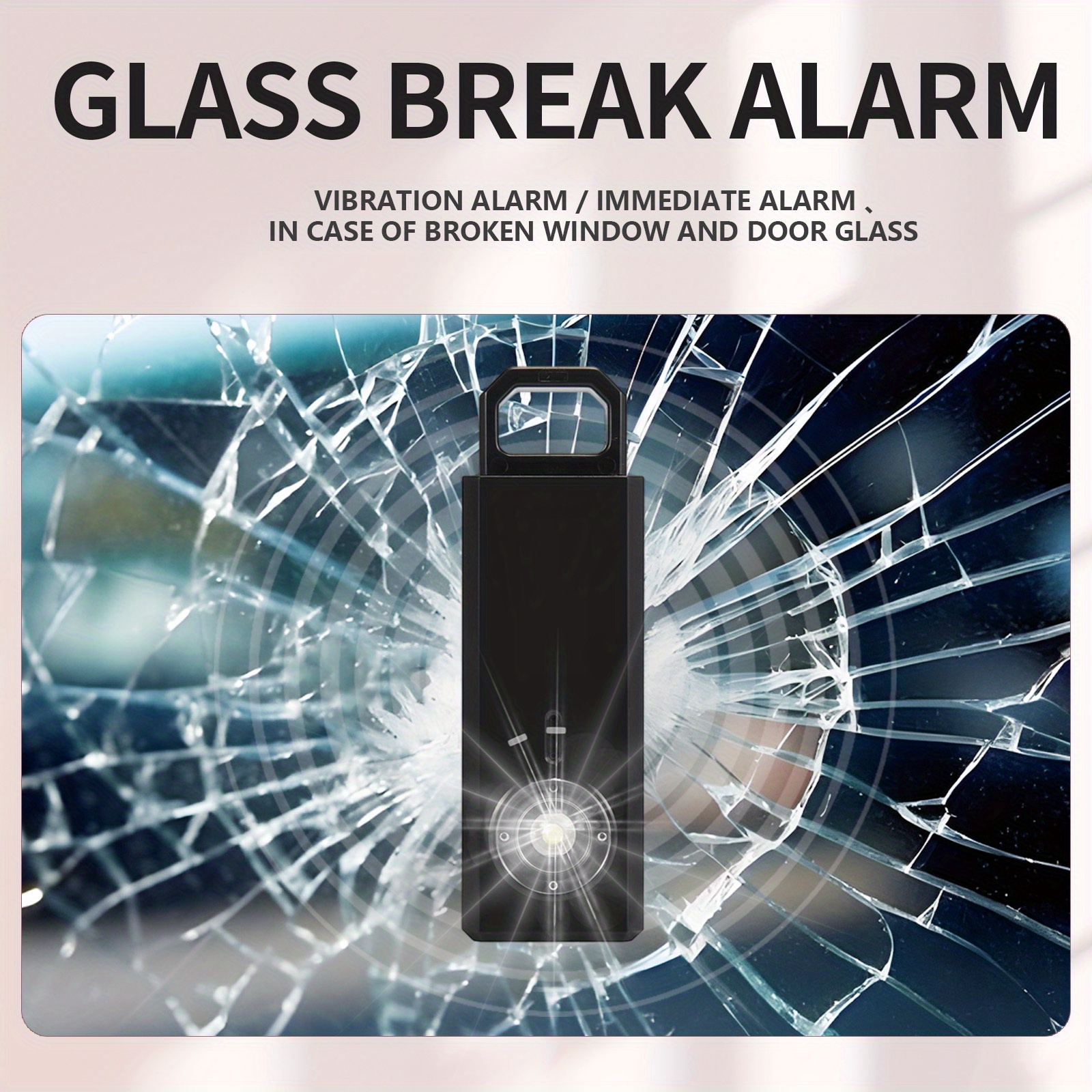 mini vibrating Internal & External Vibration Alarm main image 1