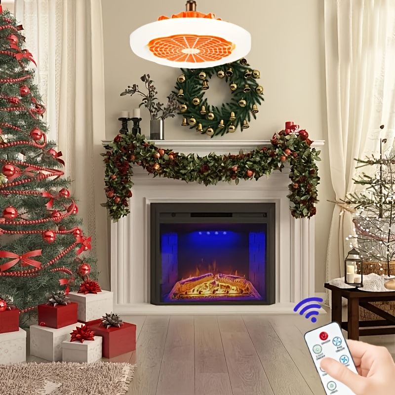   orange led light   with a fan   and portable   used separately   space   with remote control for   ideal for living rooms bedrooms kitchens and other areas a   for home decoration details 0