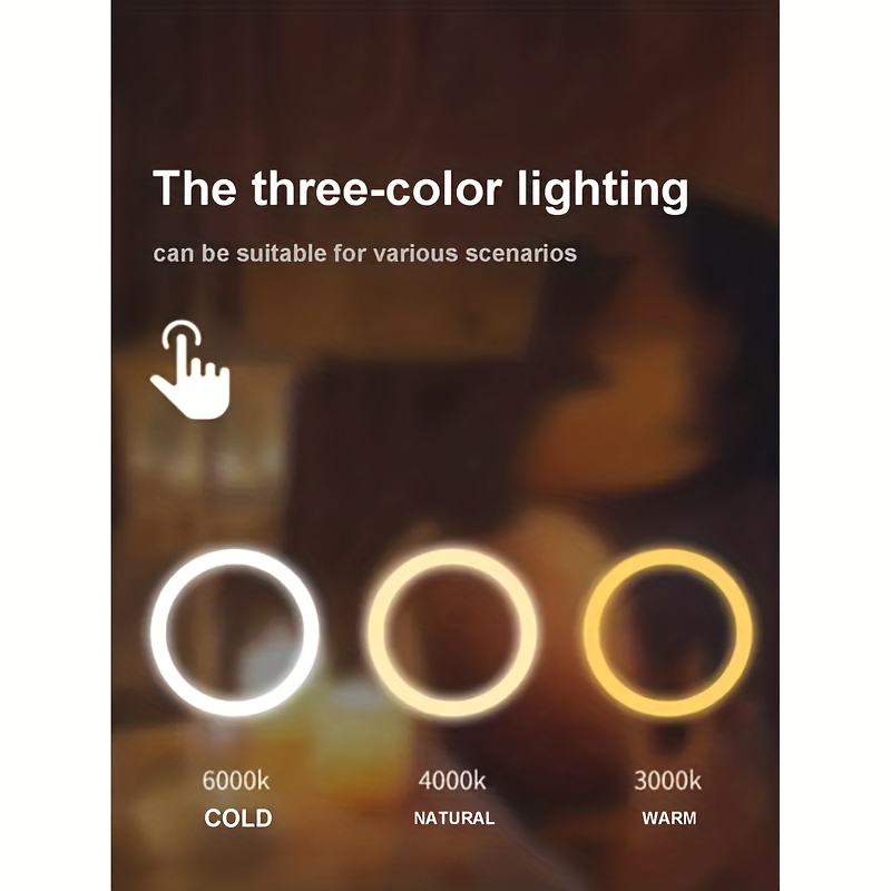 portable lighted makeup   with usb powered lighting rechargeable battery compact desktop vanity   for students dorms   usb powered makeup   Product details 5