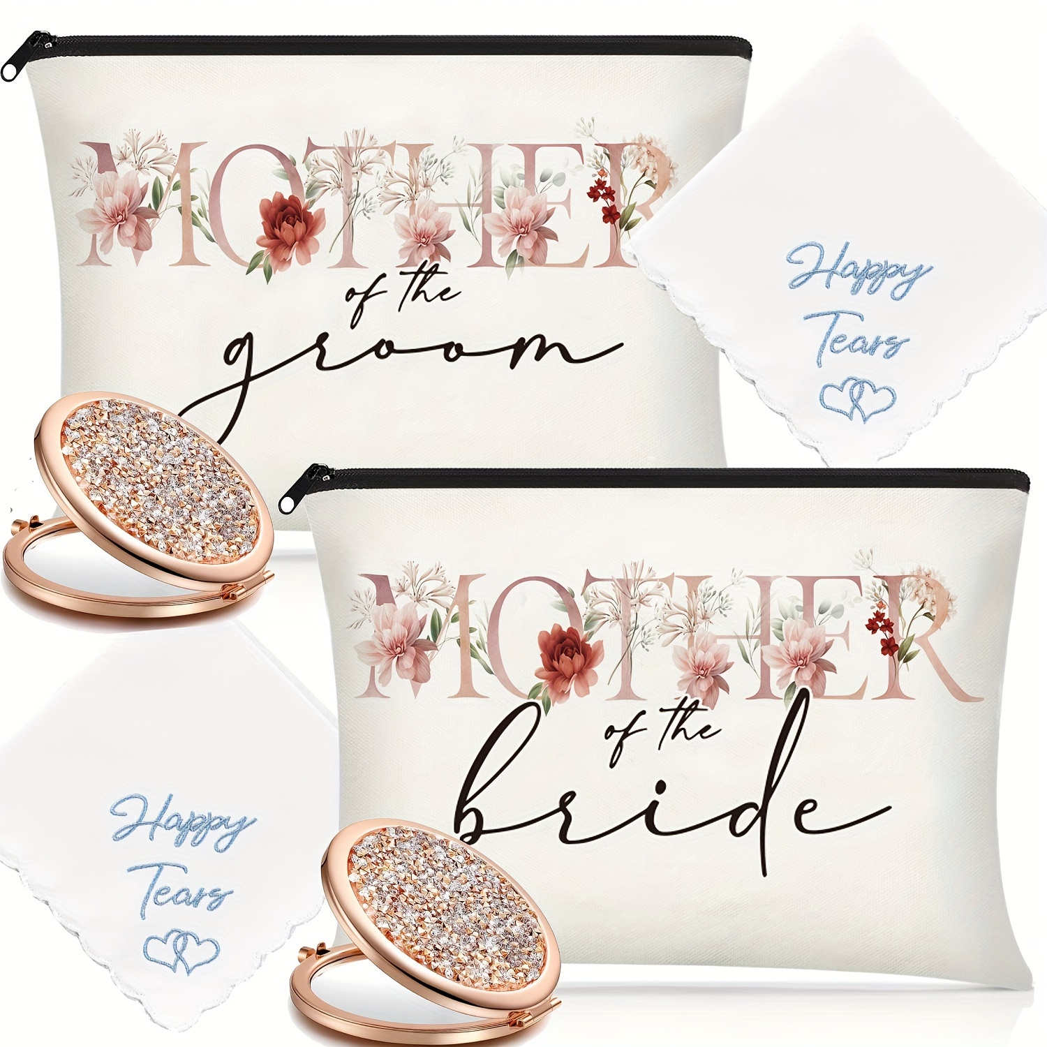 mother groom mother bride cosmetic bag wedding gifts mother Temu