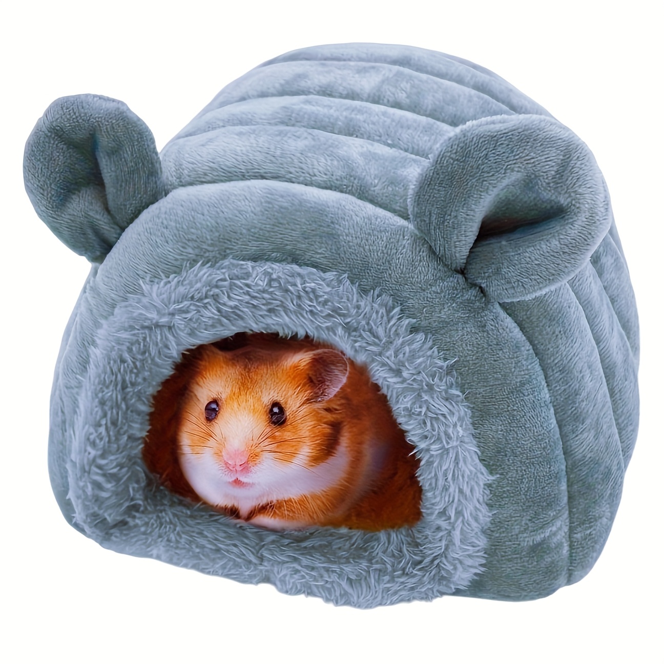 Image of Luxury Pet Bed For Small Animals - Oxford Cloth, Super Soft Plush Filling, Non-slip Base, Suitable For Guinea Pig, Hamster, Hedgehog, Rabbit, Chinchilla