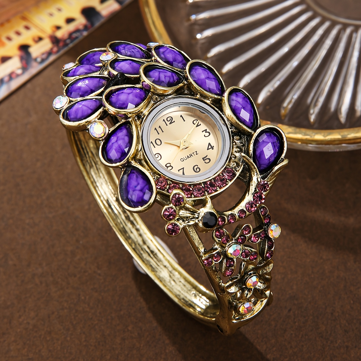 Women\'s Alloy Bracelet Watch United States Women Gift Elegant Jewelry Fashion Small Dial Rose Gold Women Watches Luxury Alloy  main image 2