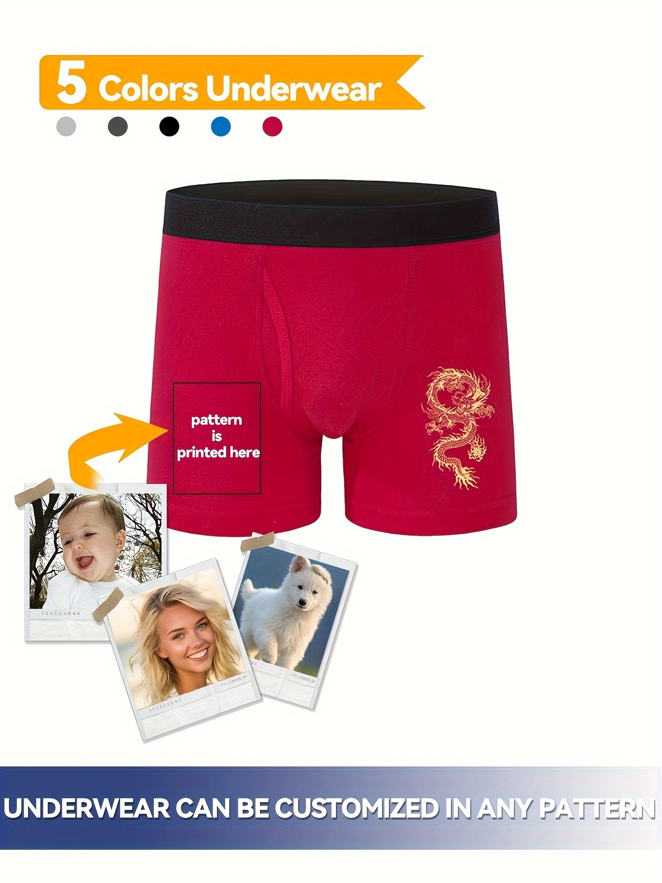 Personalised Boxers  Design Your Own Custom Boxers
