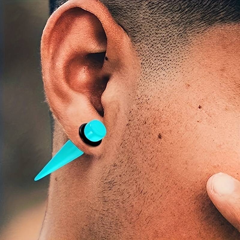 Ear Stretch Kit Ear Gauge Dilator Set Acrylic Spiral Cone Temu