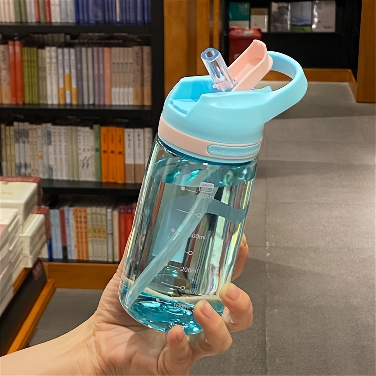 450ml Portable Water Bottle Gym Fitness Drinking Bottle Outdoor Camping Hiking Sports Shaker Bottle Jug