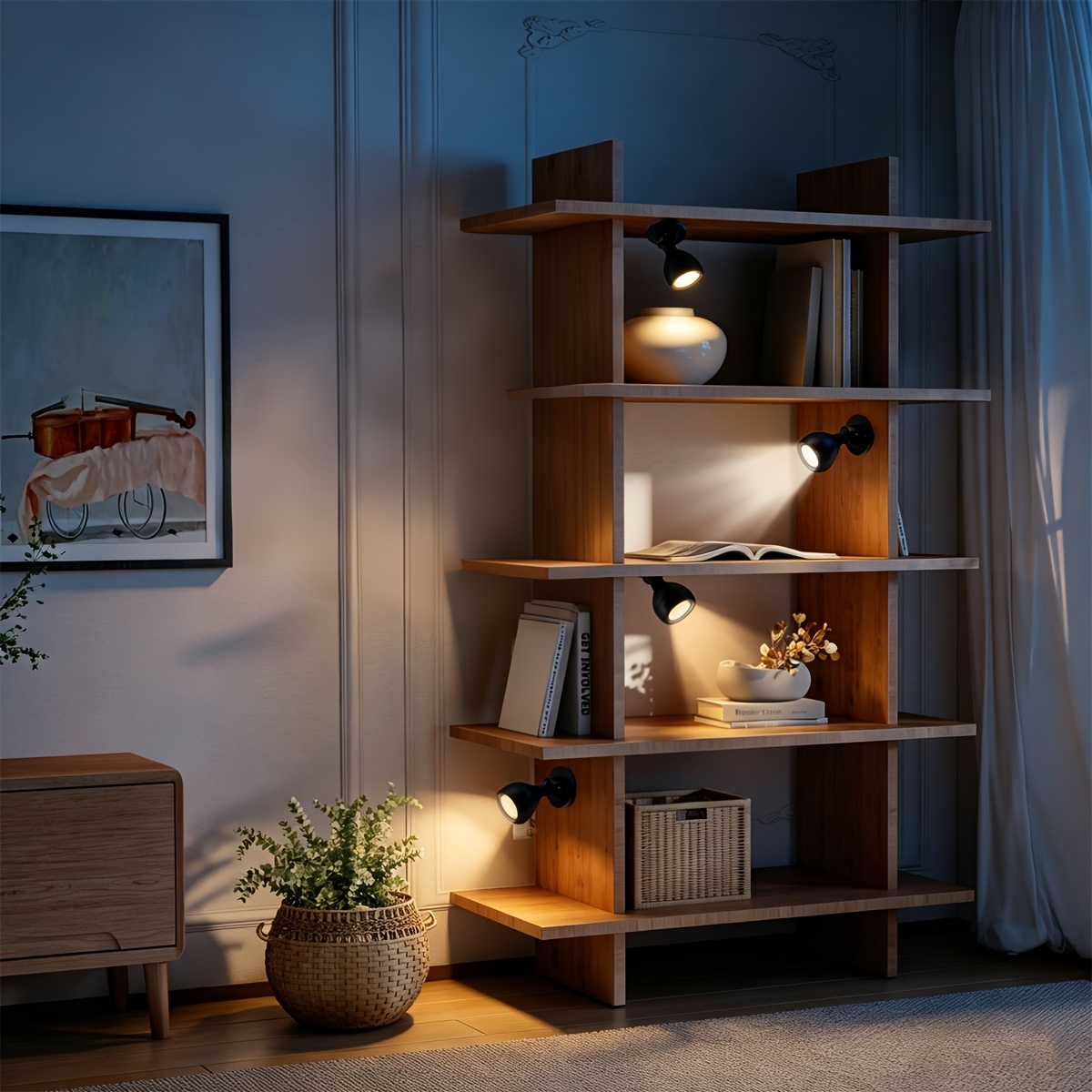 USB-Powered Mini Display Spotlight with 6 Color Options