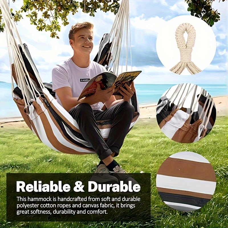 Outdoor Portable Camping Hammock Swing Pillows Temu