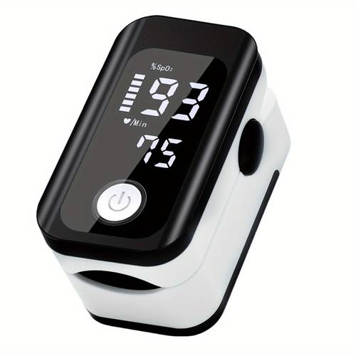 -oximeter mit etui und trageband, batterie nicht enthalten (schwarz)