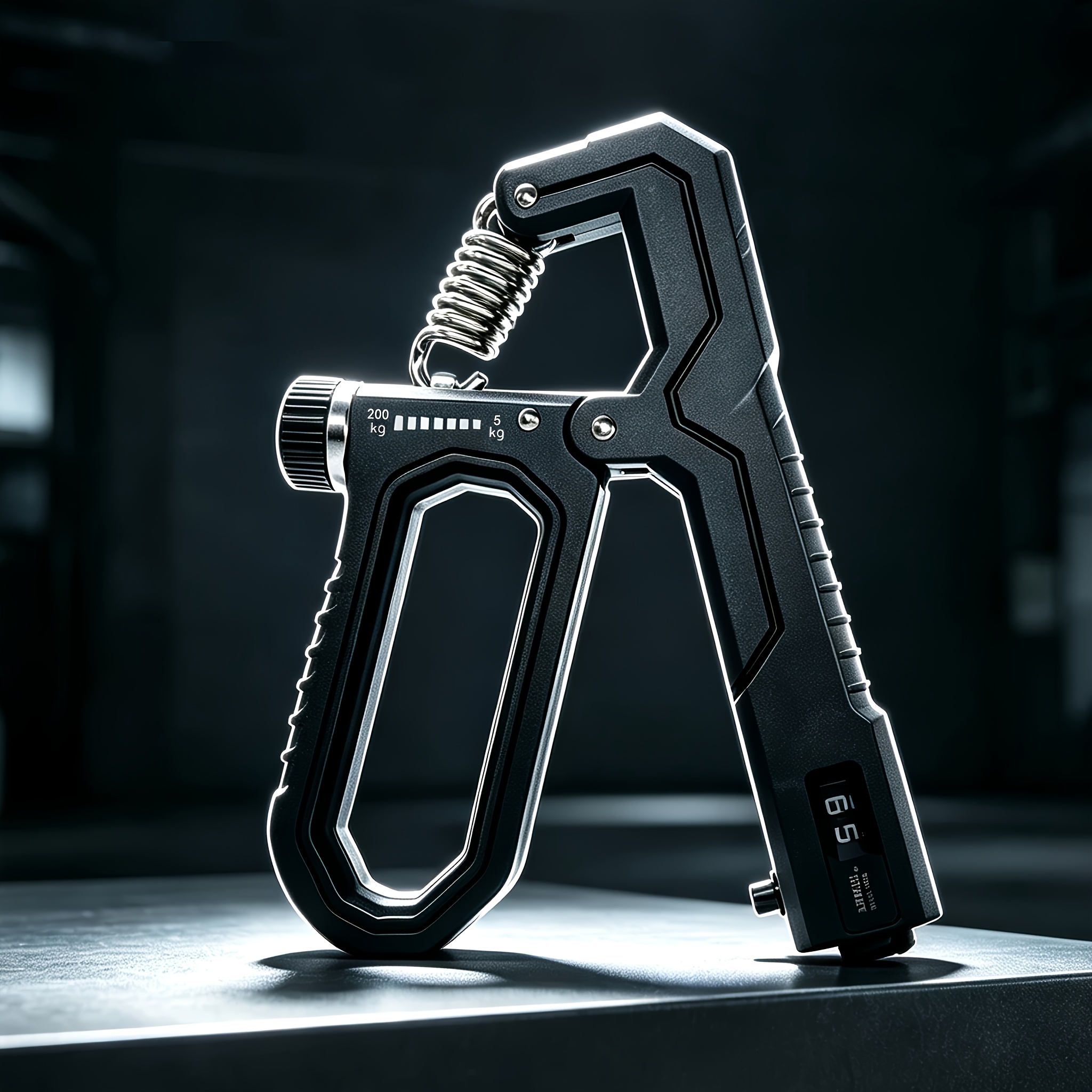 TEMU 1pc 11lb-444lb Heavy-duty Adjustable Hand Grip Strengthener, Hand And Arm Strength Training Gripper