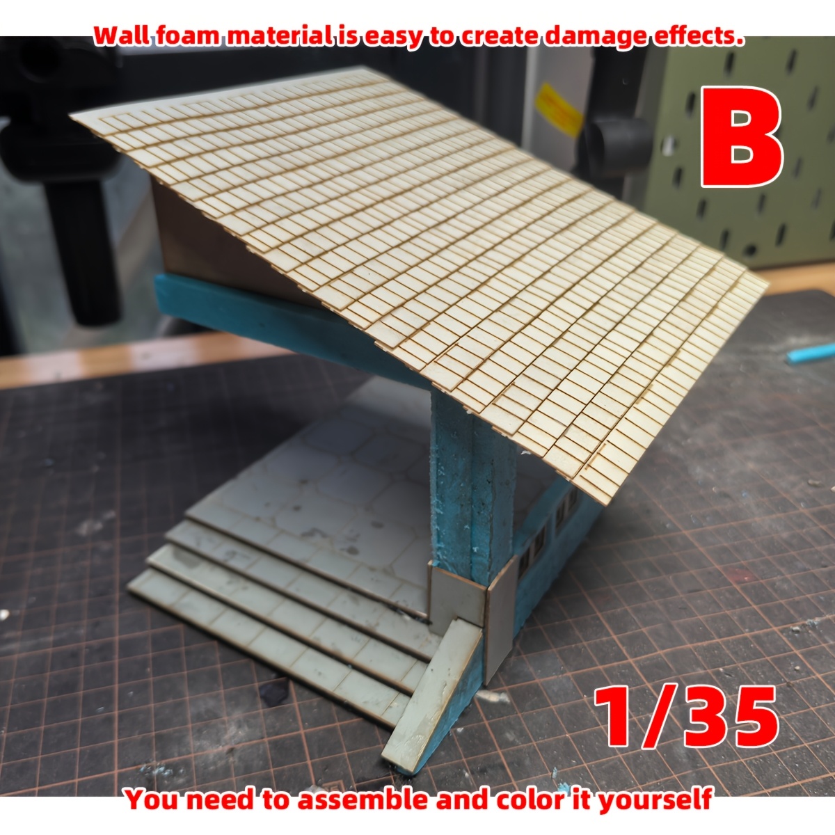 Assembly Architectural Model Sand Table Pavilion Kit
