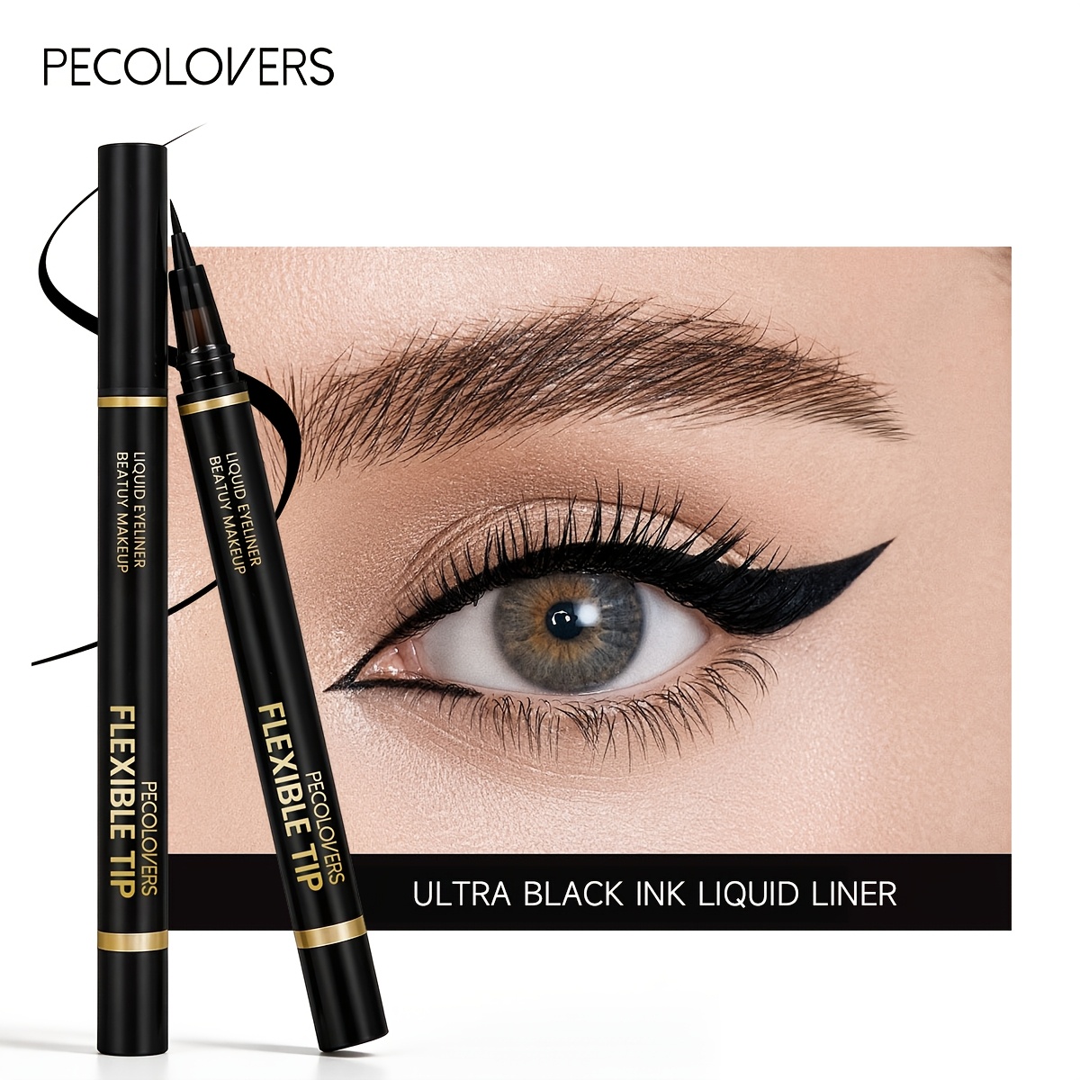 1pc Super Waterproof Eyeliner - Long-lasting, Easy-to-apply With Precision Tip For Daily & Special Occasion Makeup - Gift For Gilr, |elegant Design | Longlasting Eyeliner