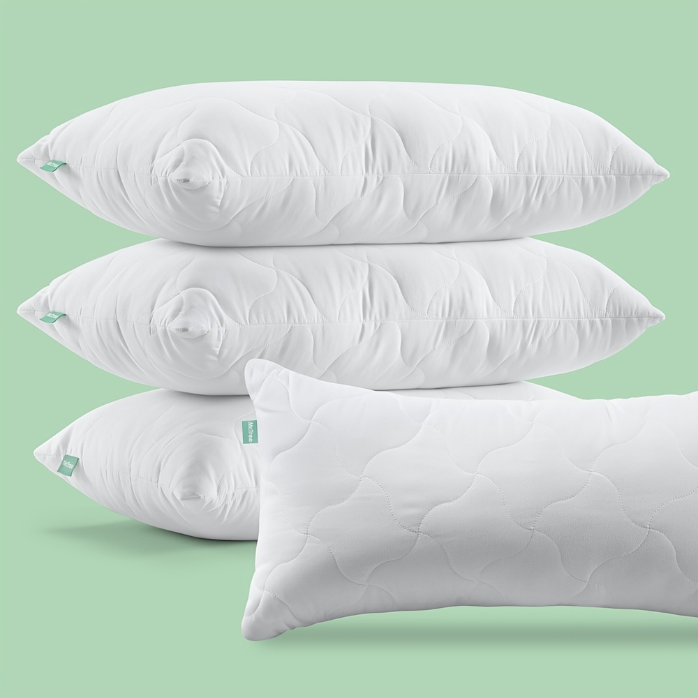 2/4 Pack Pillow, Comfortable Soft And Breathable Pillow, Bed Pillow, Soft And Supportive Pillow, Washable Sleeping Pillow, Neck Pillow For All Sleeping