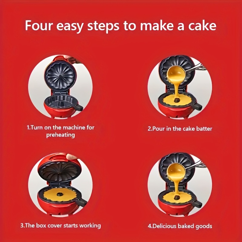 2026   mini baking machine cake maker multi function cake maker breakfast cooker   baking surface fast heating safe non stick inner pot cook breakfast cakes bread essential for   household perfect new year gift Product details 2