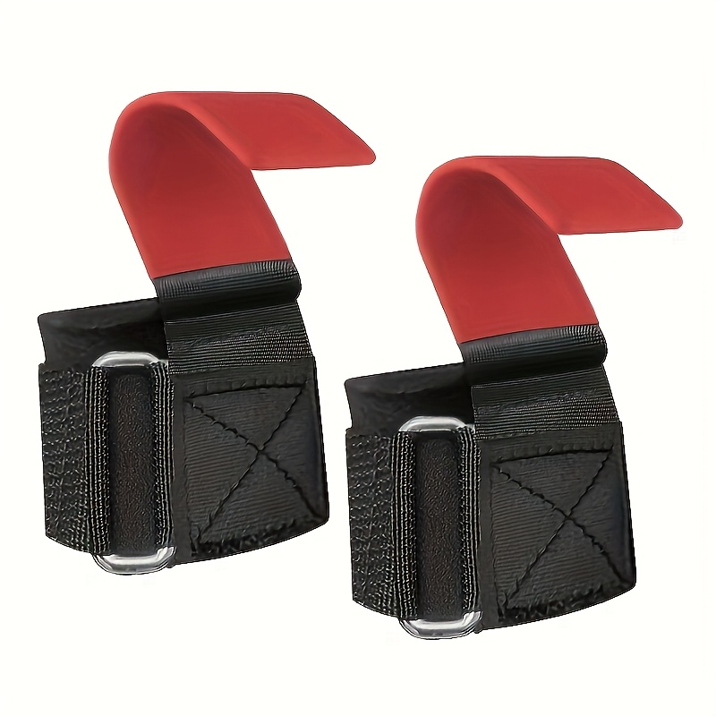 2 Assisted Weight Lifting Hooks, Heavy Weight Lifting Wrist Straps, Pull-Ups, Deadlift Straps Powerlifting Grip Pads Exercise Straps Weightlifting Fitness Gloves, Premium Workout Equipment for Men And Women