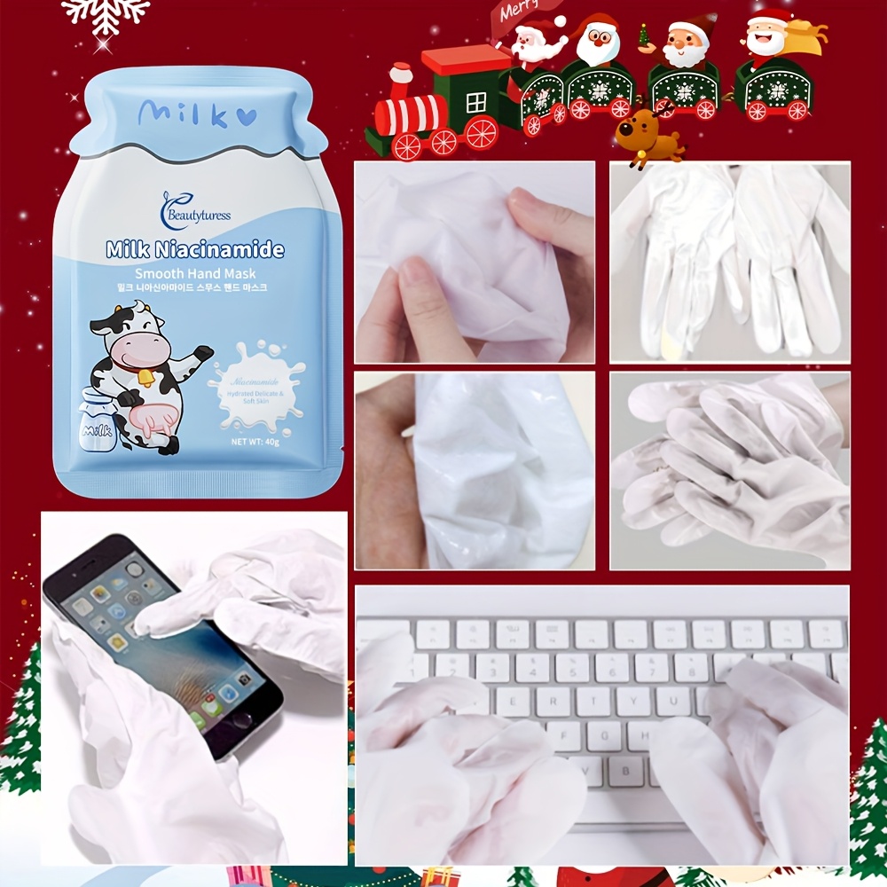 Milk Niacinamide Hand Mask Skincare Set details 3