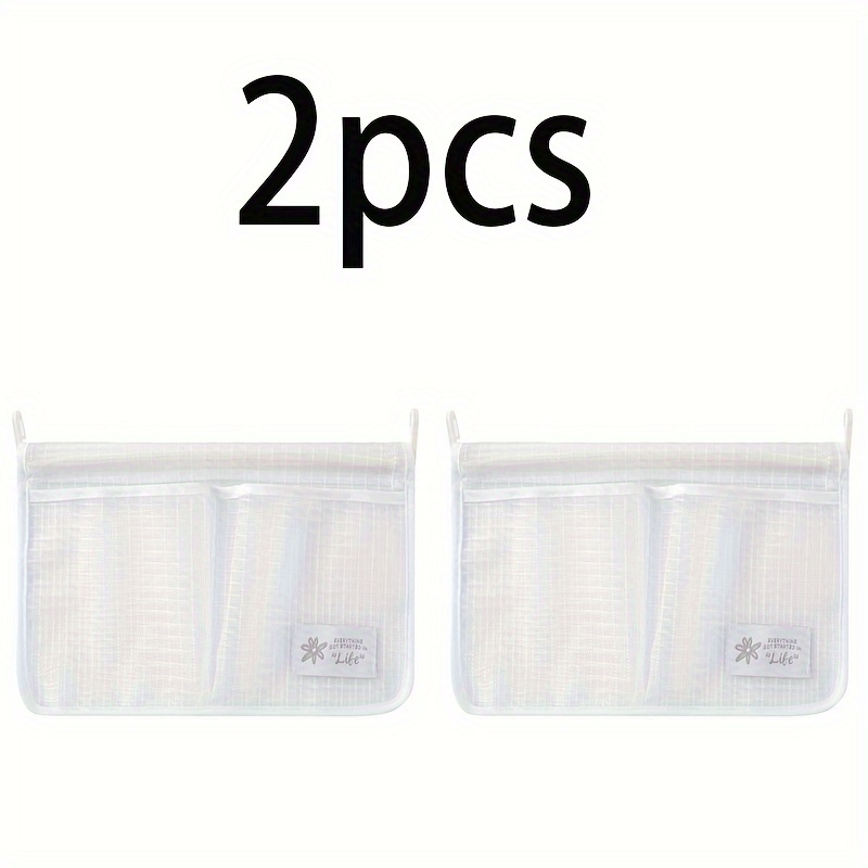 1p Refrigerator Storage Bag, Hanging Organizer For Fridge, Kitchen Storage Hanging Bag, Dual Compartment Refrigerator Organizer, Home Classification Storage Bag