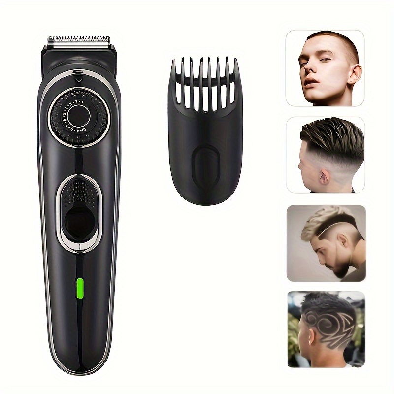 

Usb Rechargeable Electric Razor For Men - Versatile Bald & Beard Trimmer With Floating Head, Perfect For Face, Nose & Ear Haircuts - Ideal Gift