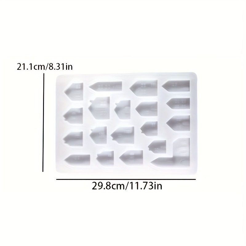 9- European-style House Silicone Candle Mold, Diy Handmade Soap Plaster Resin Craft Casting Mold For Home Decor