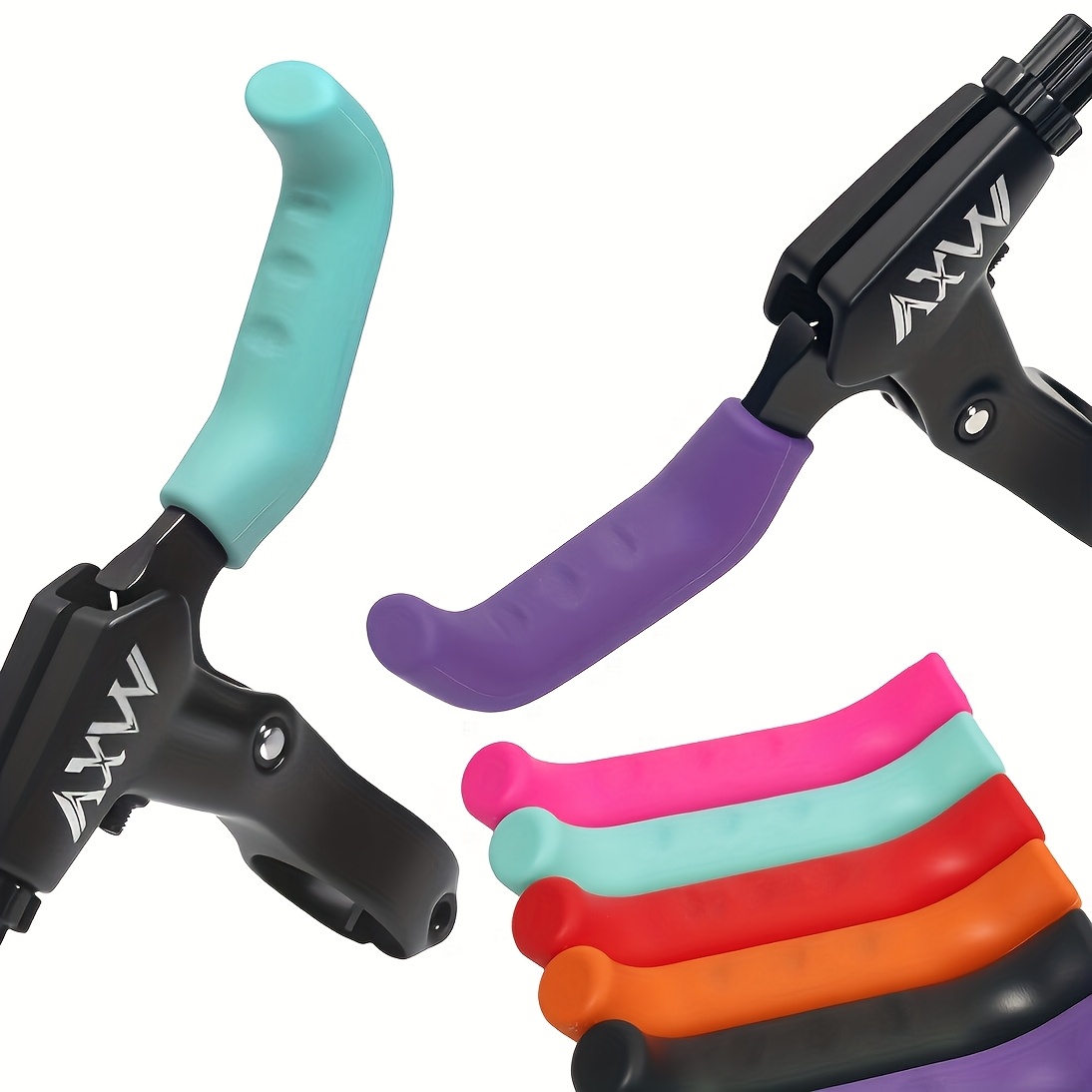 Mânere de frână colorate la modă | Ușoare, antiderapante, rezistente la șocuri, potrivite pentru BMX și trotinete, disponibile în 2 culori