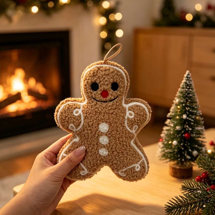 Gingerbread Plush Christmas Stuffed Toy
