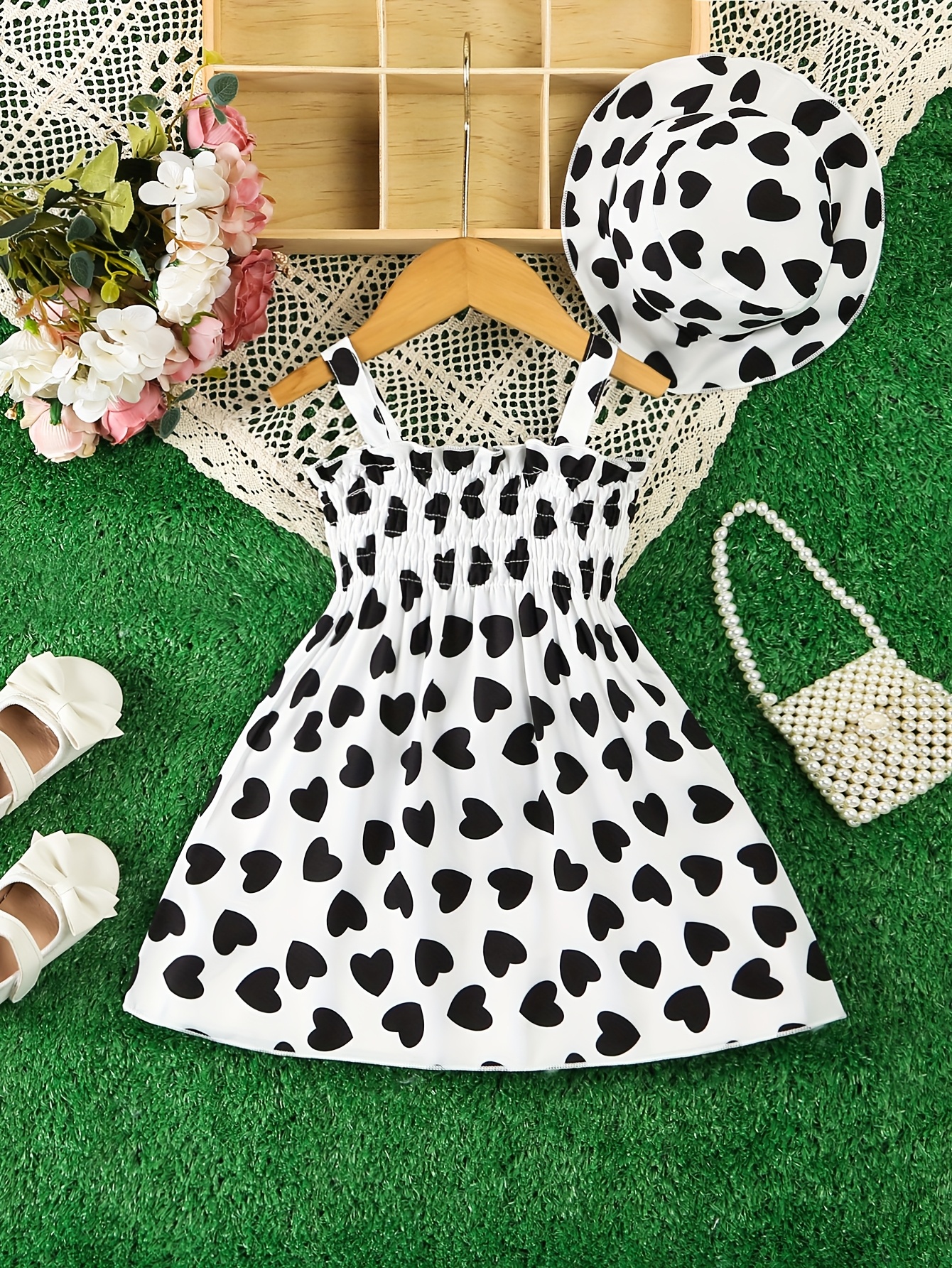 ensemble pièces robe chapeau bébé fille robe d'été Temu France